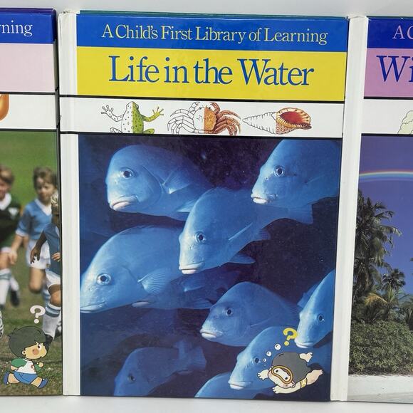 Child's First Library of Learning Time Life Books Lot Of 6 VTG 1990s Homeschool - Picture 14 of 16